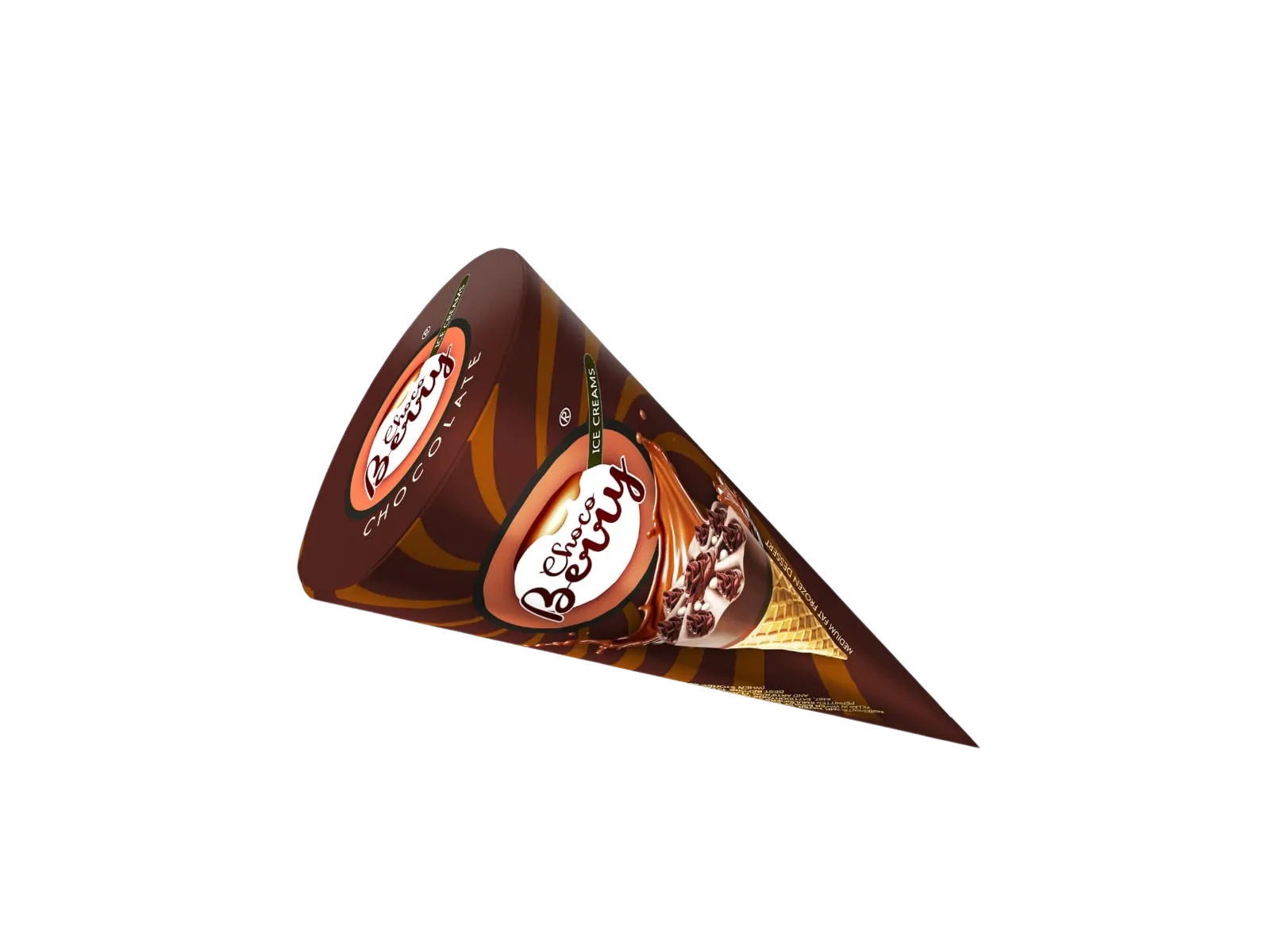 cone ice cream product mockup